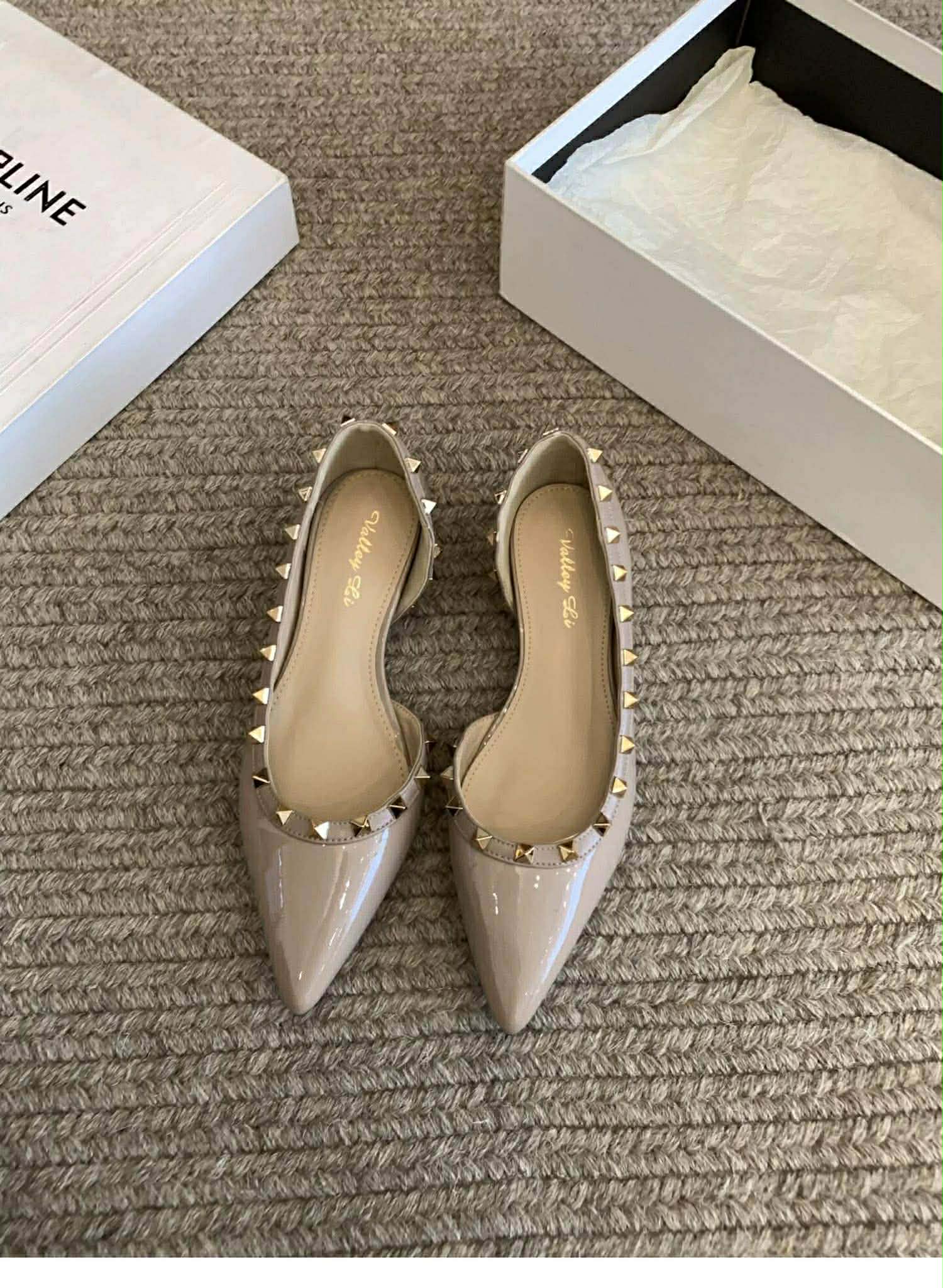 ĐÔI DÉP “Yumii Clothing” J ぷっくり・ドットパンプス